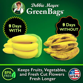 XL GreenBags protecting cut flowers and floral arrangements