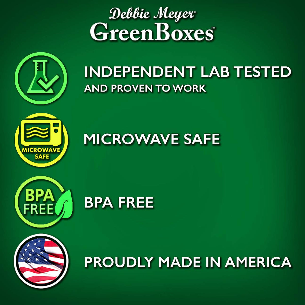 Close-up of Debbie Meyer GreenBox seal showing durable, reusable design.