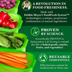 Debbie Meyer GreenBoxes designed for baked goods keeps cookies and rolls soft.
