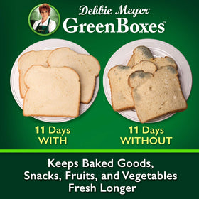 Debbie Meyer GreenBoxes keep snacks organized and reduce pantry clutter.