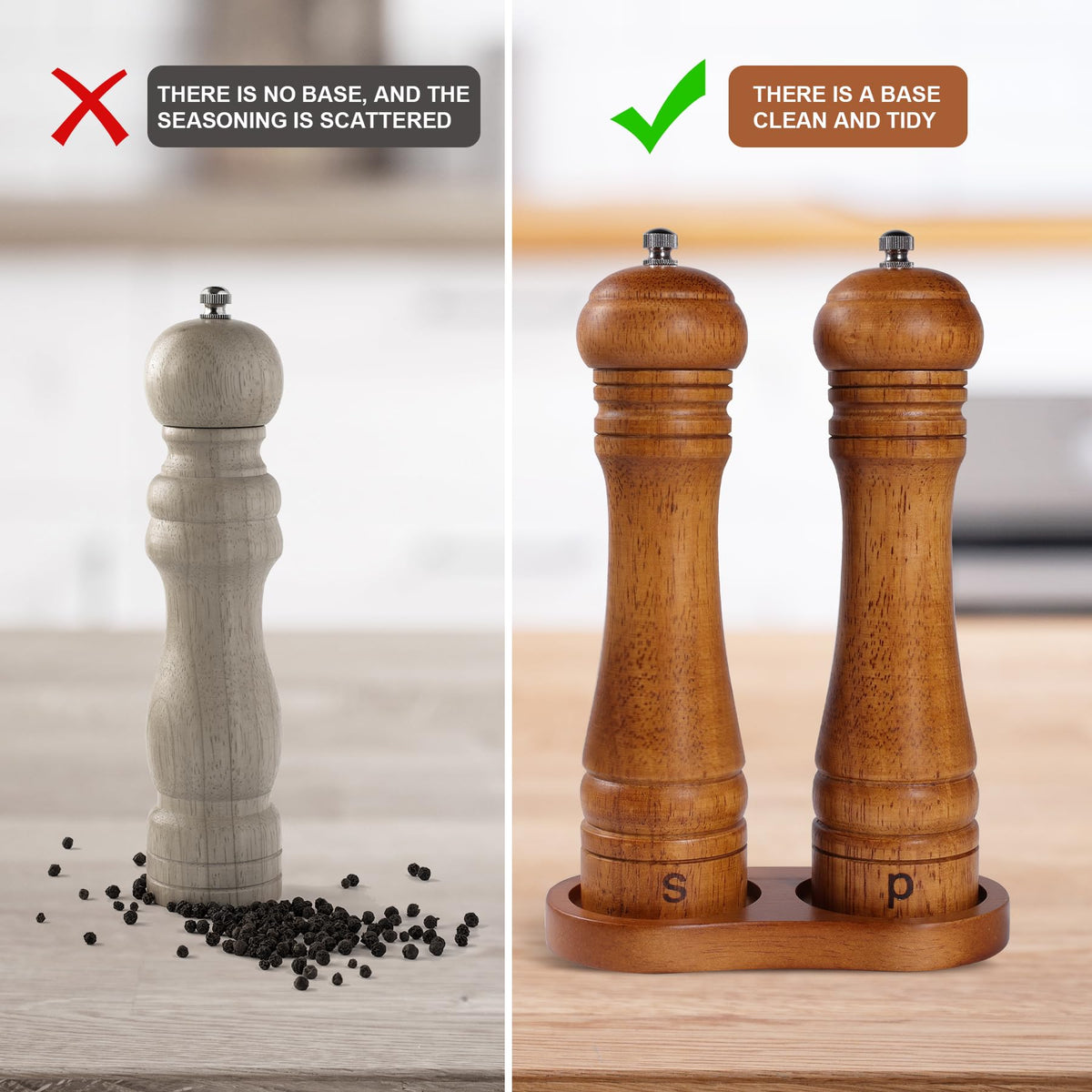 DEBETOOL adjustable coarseness dial for customizable grind sizes