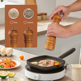 DEBETOOL wooden spoon for easy refills and tidy spices