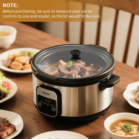 Deckaura lid seal locks in steam for efficient cooking.