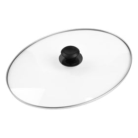 Deckaura oval glass lid replacement for 7-quart slow cookers, durable fit.