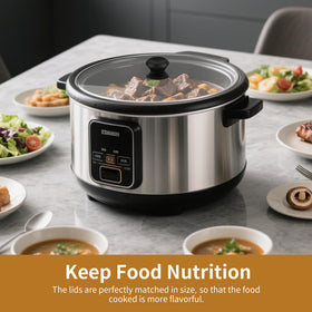 Deckaura oval lid fits Crock-Pot and Hamilton Beach 7-quart models.