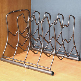 Deco Brothers lid-and-pan organizer supports easy access and lids organized