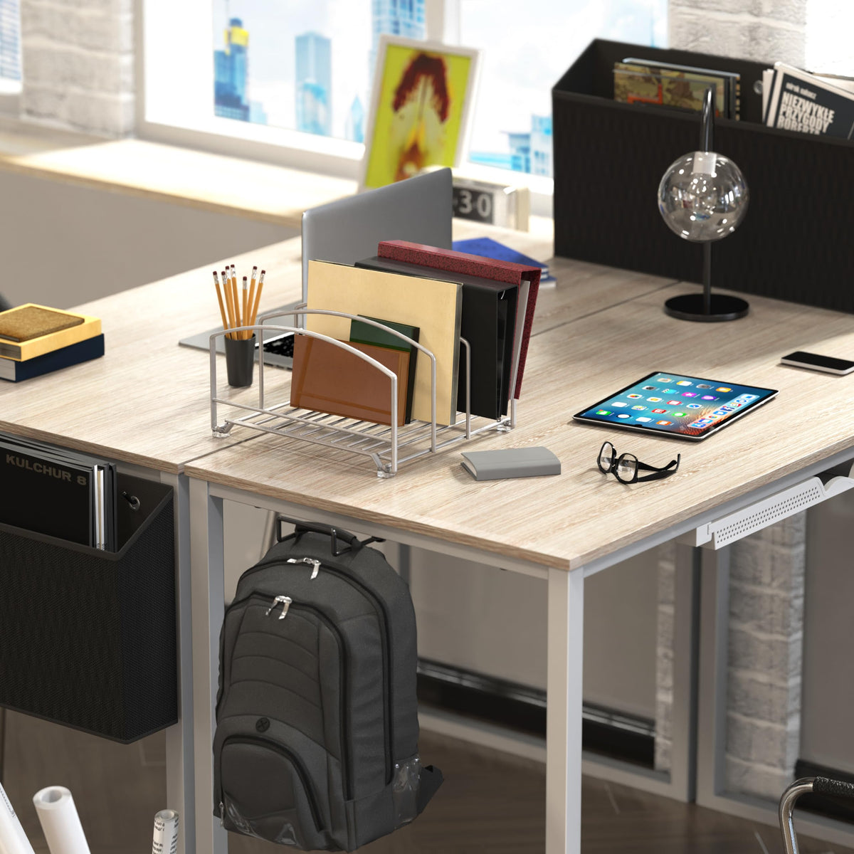 Deco Brothers rack rubber feet protect surfaces and prevent scratches.