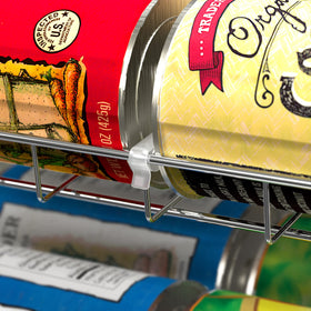 Deco Brothers stackable can rack dividers illustrate adjustable storage