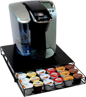 Deco Brothers 36-pod k-cup storage keeps pods tidy and within reach