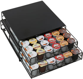 Deco Brothers black finish k-cup drawer adds sleek space-saving style
