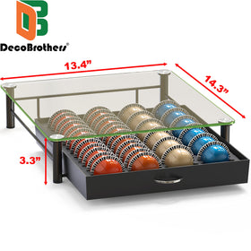 Deco Brothers Vertuo pod drawer holds 48 small capsules for flavors.