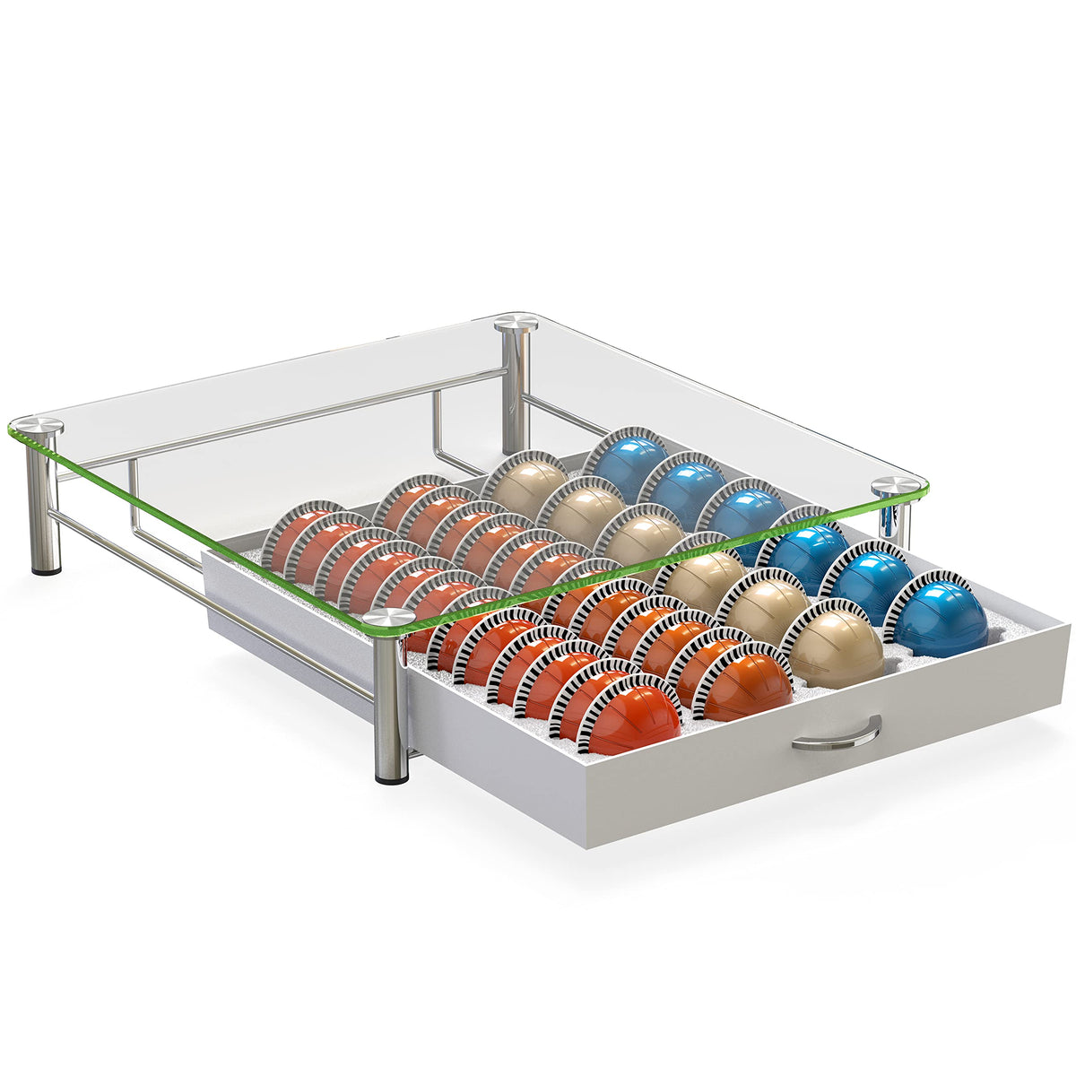 Dimensions 14.3 by 13.4 by 3.5 inches for under-counter fit.