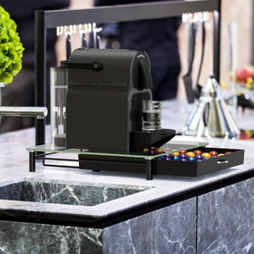 Deco Brothers recessed-tray design keeps capsules in neat rows for easy grabbing.