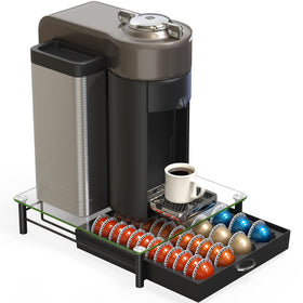 Space-saving Deco Brothers drawer fits under most single-serve machines to save space.