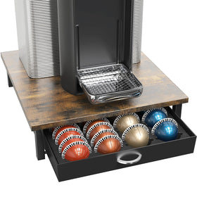 DecoBrothers Vertuo Drawer front view with organized pods for quick access