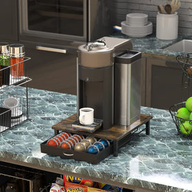 DecoBrothers Vertuo Drawer open showing easy capsule retrieval