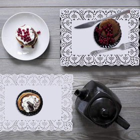 DECORA tear-resistant paper doilies simplify post-event cleanup