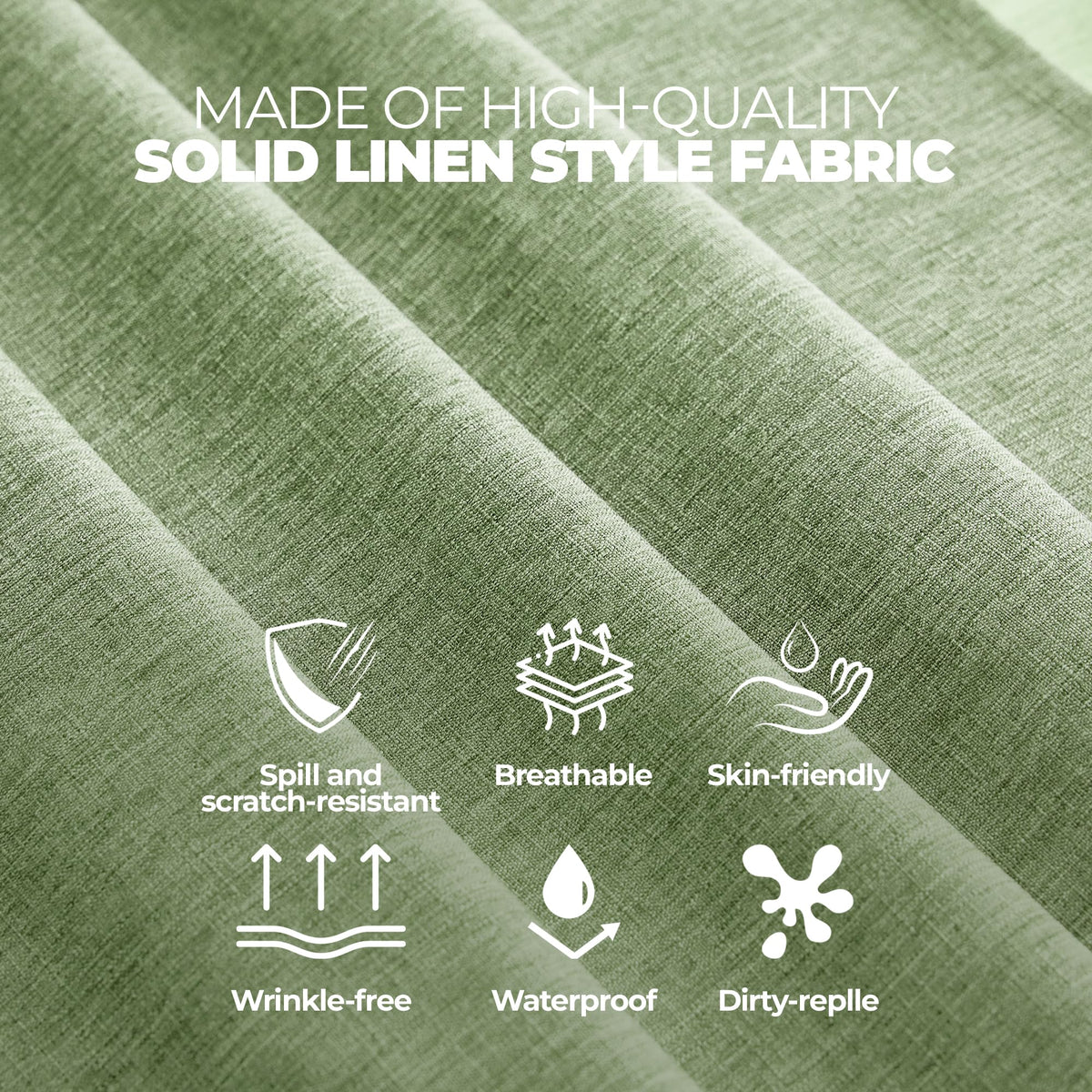 Decorelia dining patio round tablecloth suitable for indoor outdoor use