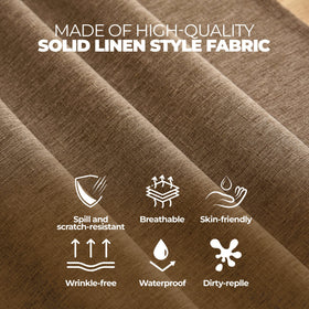 Decorelia tablecloth provides scratch protection for tables