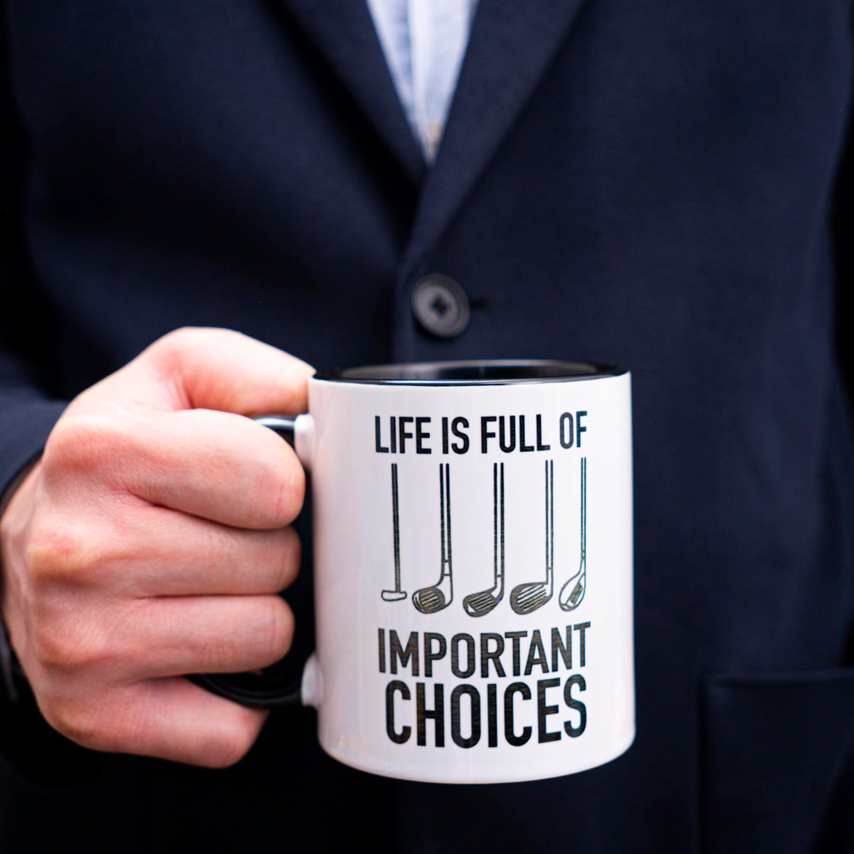 DecorLuxes Best Dad by Par mug, dishwasher safe for convenience.