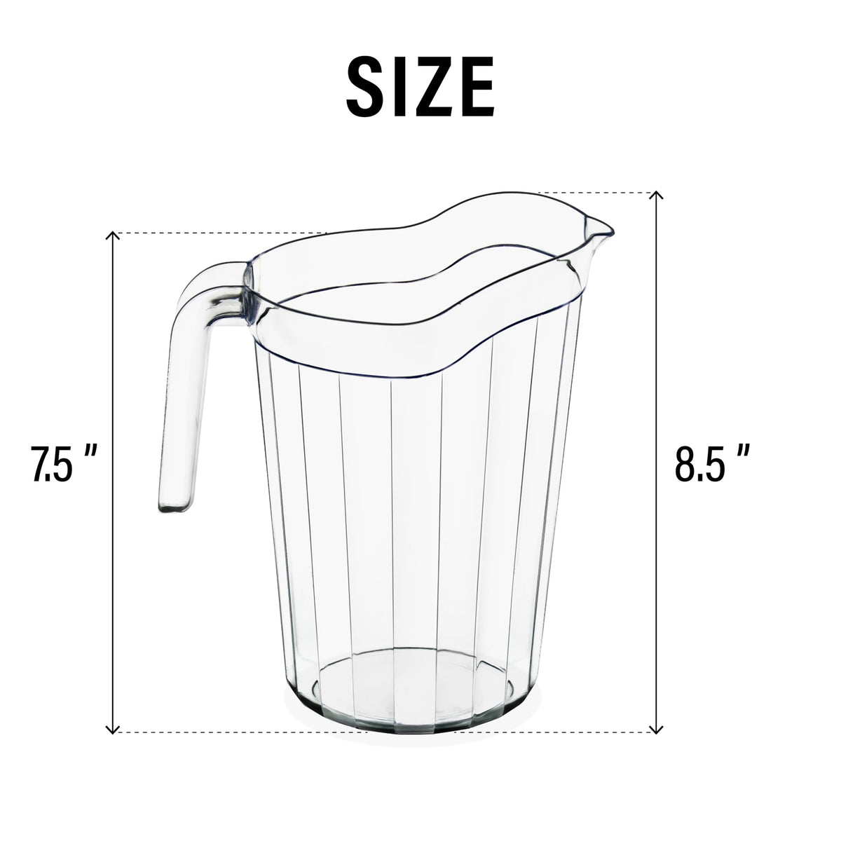 DecorRack pour-spout design shown for clean, controlled pouring.