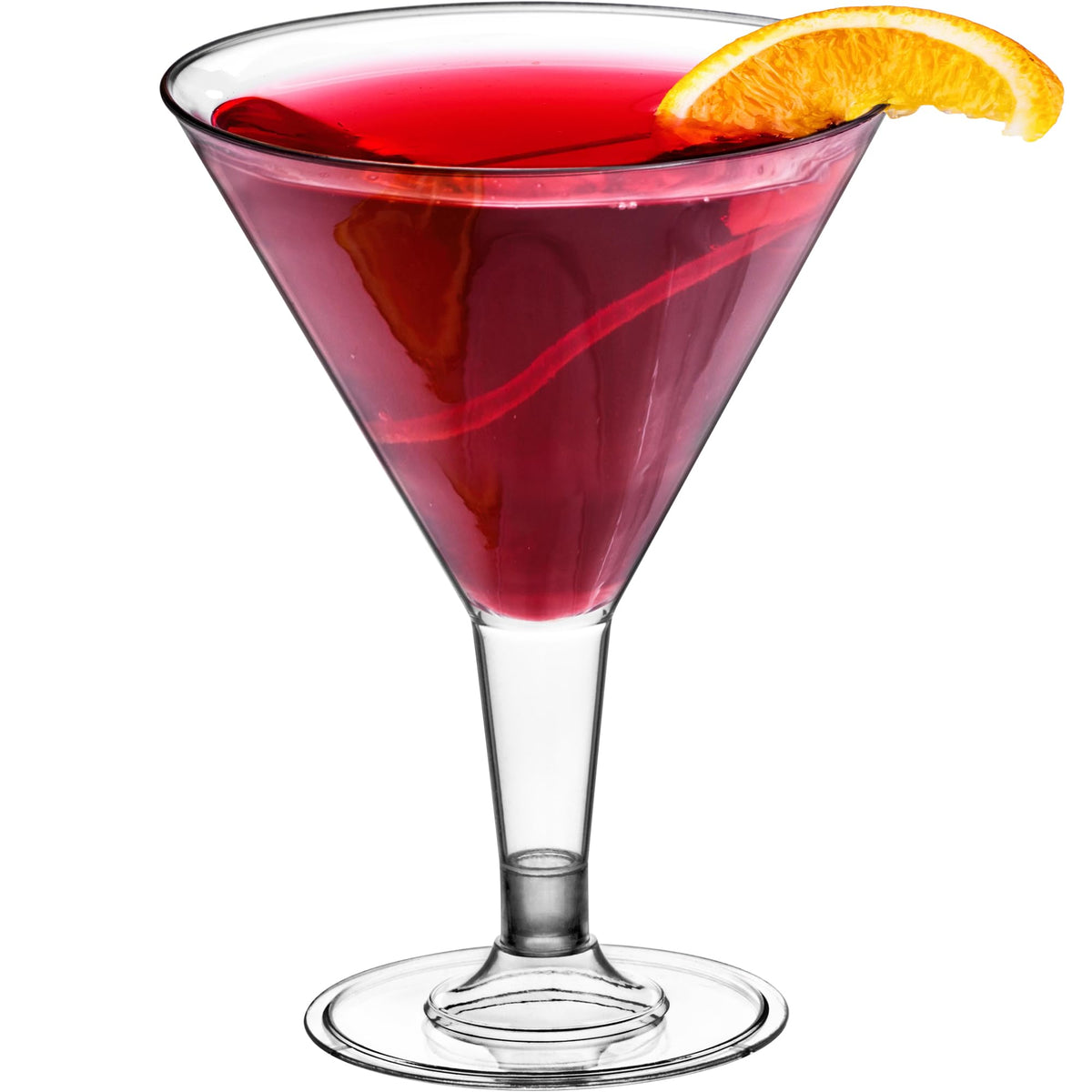 DecorRack stackable plastic martini glasses save cabinet space