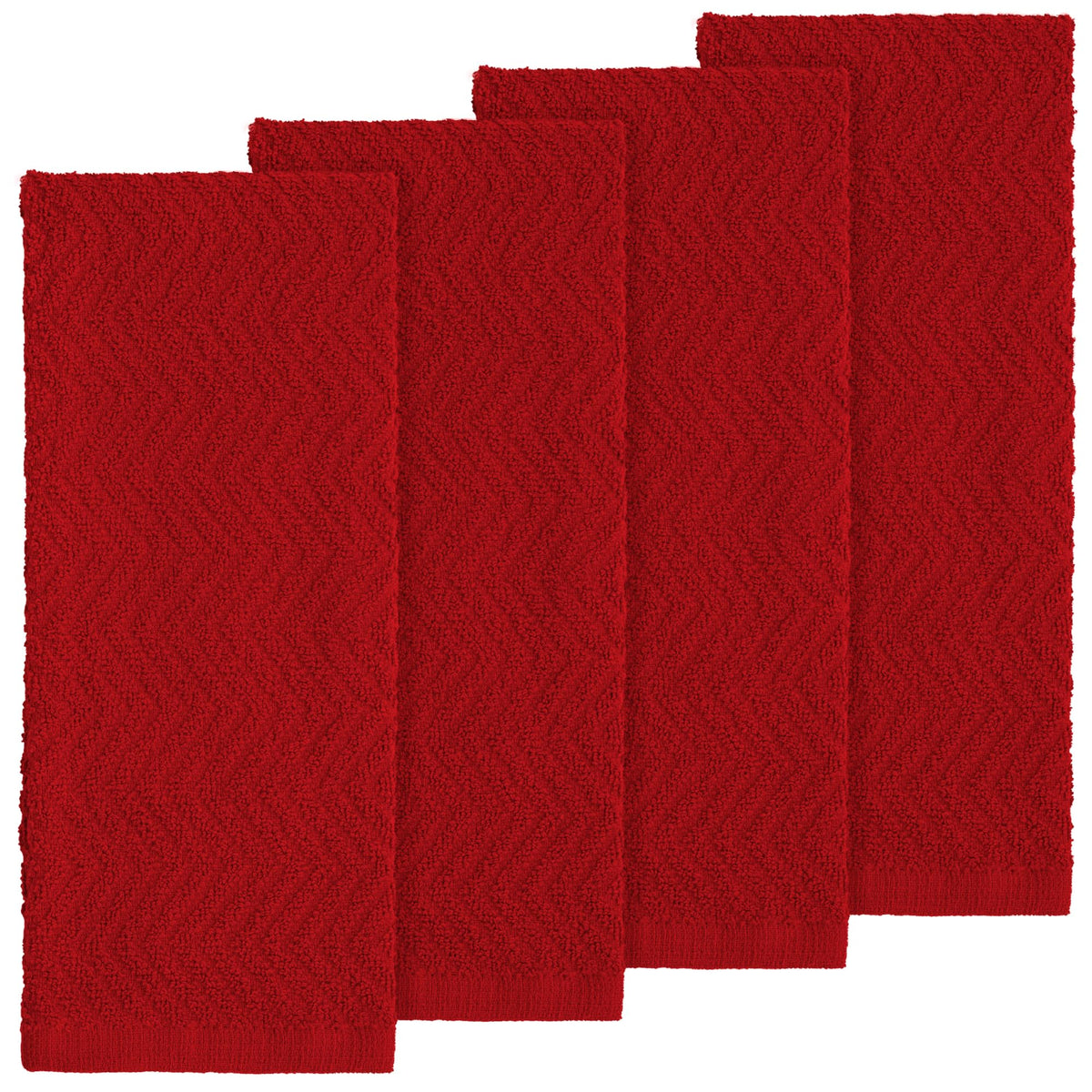 DecorRack towels measure 15 by 25 inches, ideal for quick countertop drying