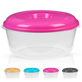 DecorRack XX-Large container interior view shows clear, reusable design for easy identification.