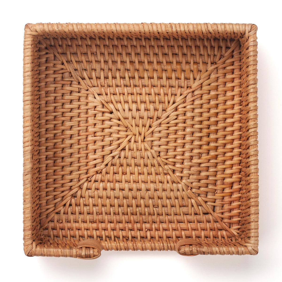 DECRAFTS square napkin holder woven design ideal for kitchen or dining room decor