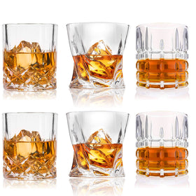 DeeCoo Premium 10oz scotch glasses on bar show durability and daily use