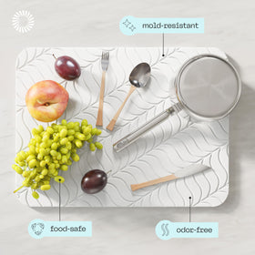 Deepstone drying board used for dishes and a coffee station