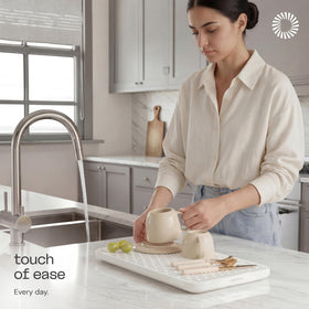 Deepstone easy-clean topper allows quick maintenance after use.