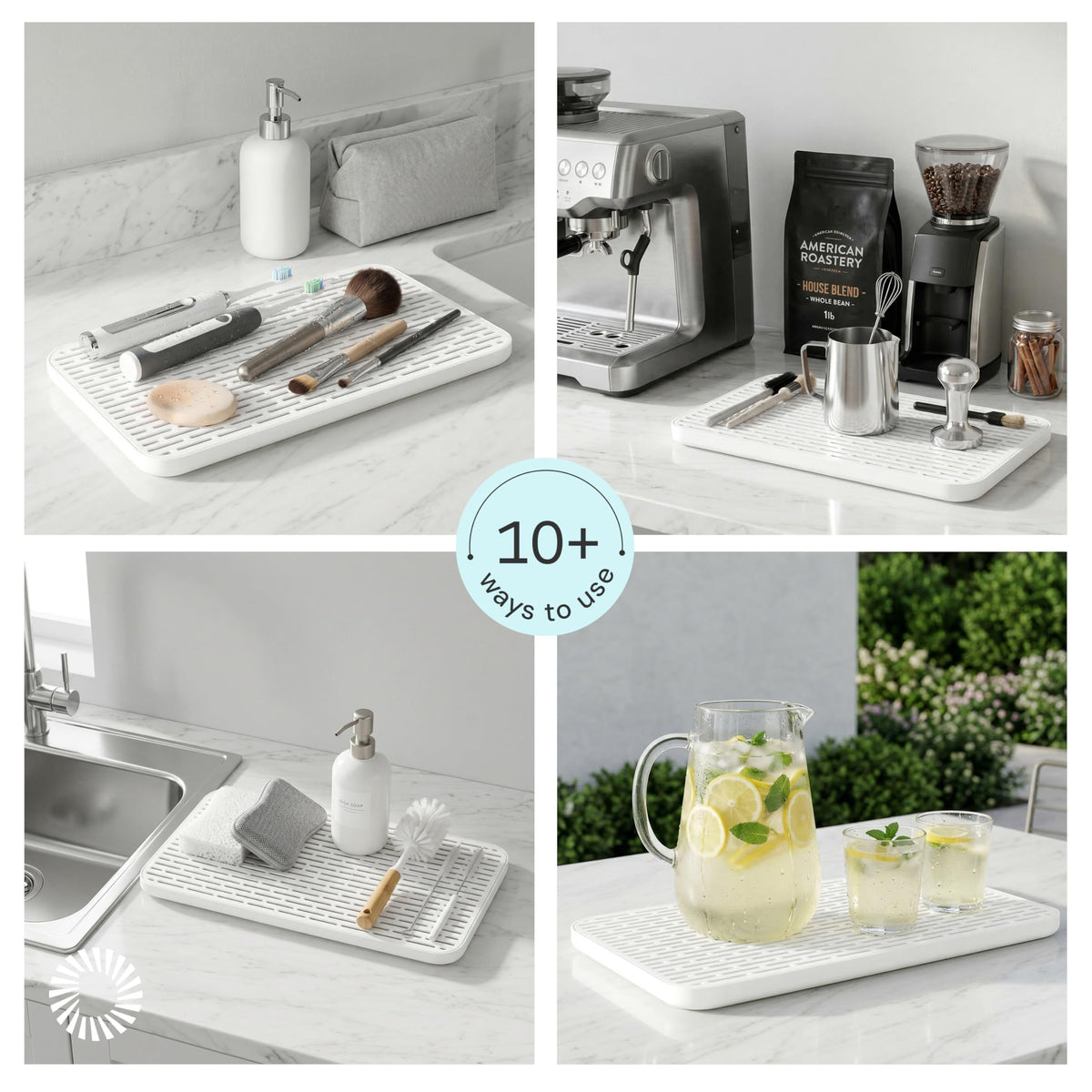 Deepstone eco-friendly construction supports a sustainable kitchen routine.