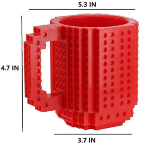 DEEXITO Build on Brick Mug at the desk invites playful breaks at work