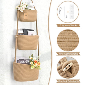 Degeyoyo bathroom storage solution holds towels and toiletries neatly.