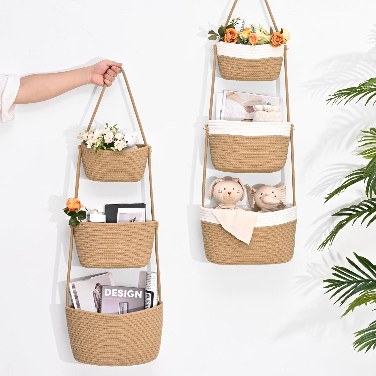 Degeyoyo bedroom desk organizers keep cables and cosmetics neatly arranged.
