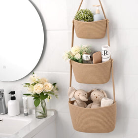 Degeyoyo three-basket system dimensions help tailor storage to your room.