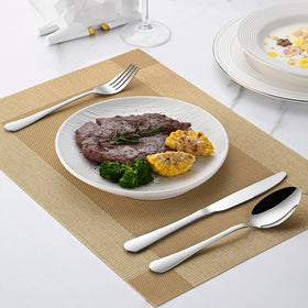 Dehov dishwasher safe flatware design for easy cleanup.