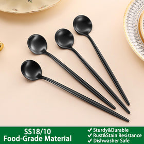 Dishwasher-tested Dehov spoons with durable finish for easy cleaning.