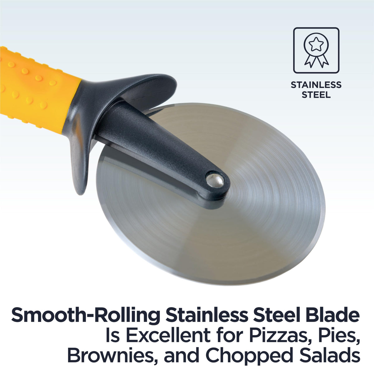 Deiss Pro multi-use blade slicing dough, cheese, veggies and more.