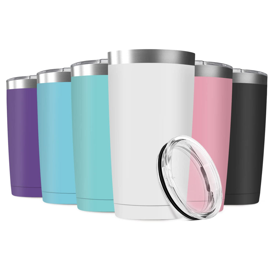Deitybless 20oz tumbler with stainless steel body for durable daily use