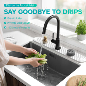 DEJUPE bathroom sink protector fits a compact bathroom setup.