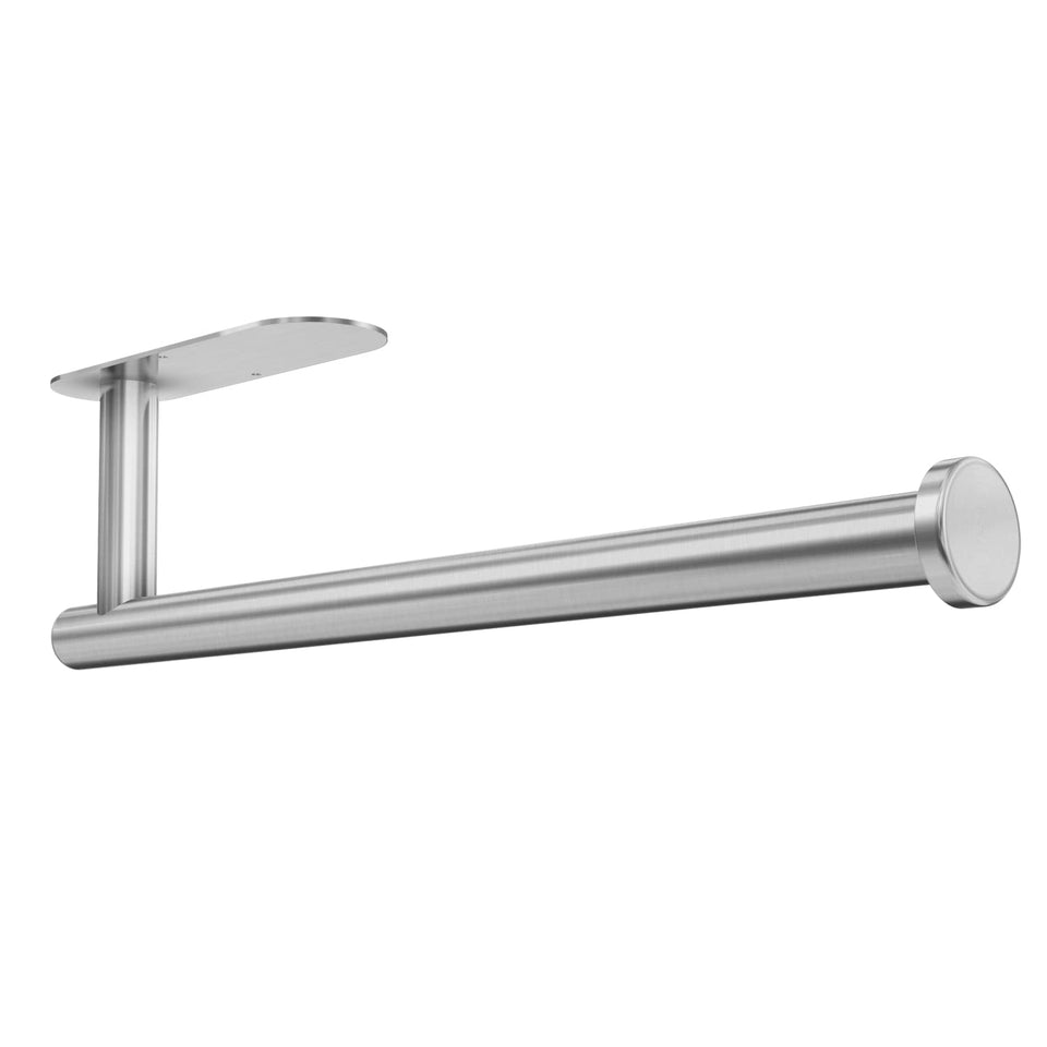 DEKAVA under-cabinet adhesive paper towel holder, sleek and space-saving.