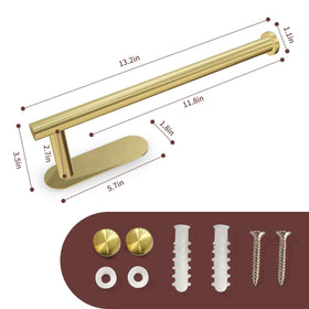 DEKAVA rustproof stainless steel towel holder, easy to clean with detergent.