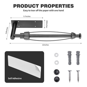 DEKAVA drill-installation option shown for sturdy wall mounting in kitchens.