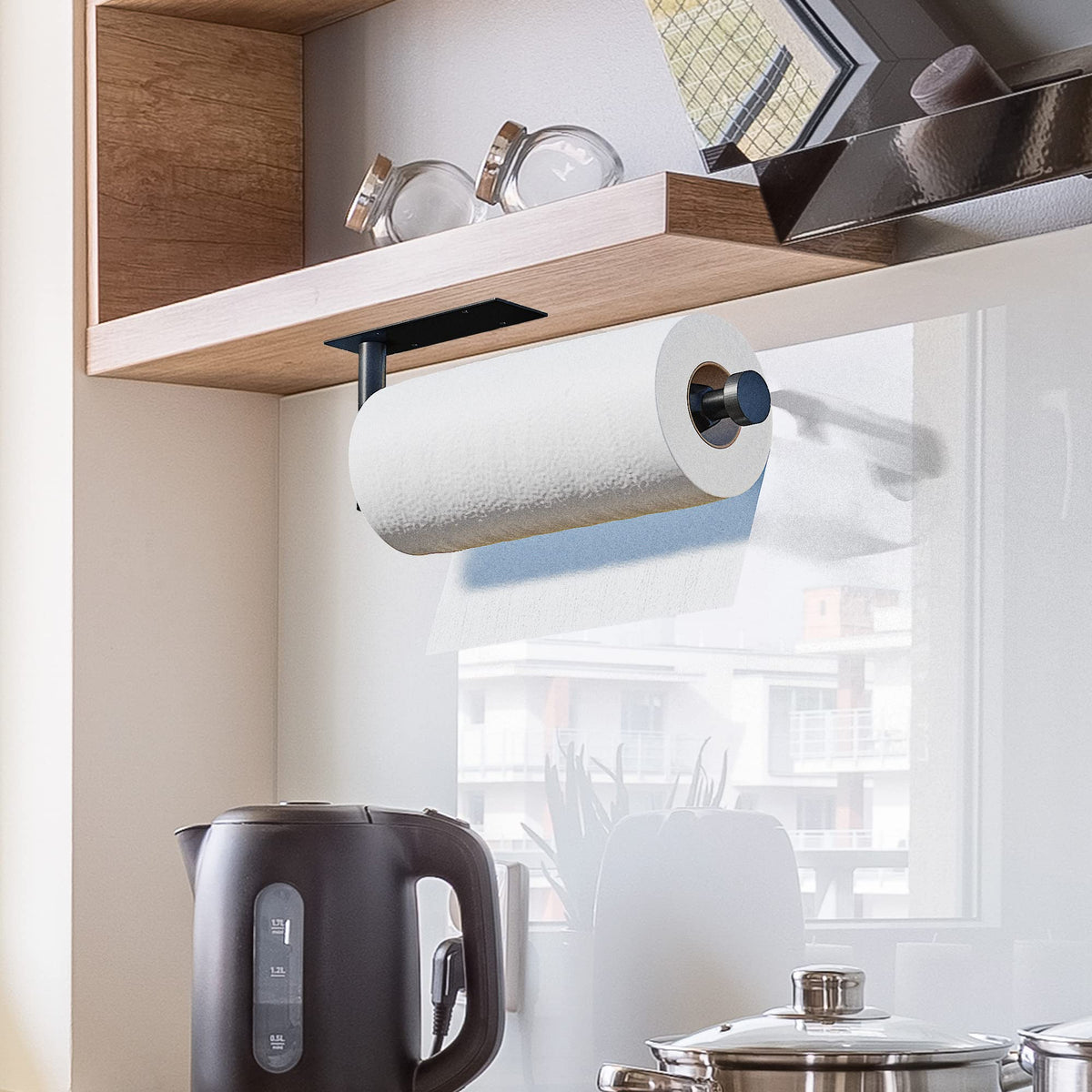 DEKAVA under-cabinet self-adhesive installation demonstrates easy mounting on various walls.