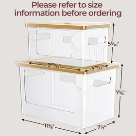 Delamu acrylic trash bag holder XL bin ready for large bag rolls