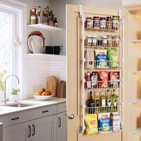 Delamu over-the-door racks stay put with EVA adhesive, preventing scratching and swaying.