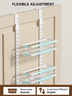 Delamu adhesive trays keep baskets stable when doors move