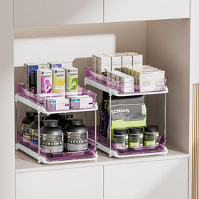 Delamu anti-slip base keeps the organizer steady on surfaces.